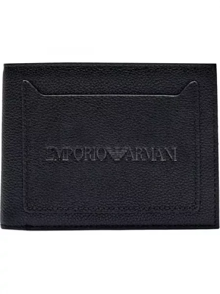 Emporio Armani De piele portofel negru