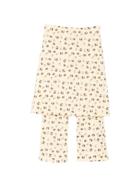 Pantaloni Ashley Williams galben