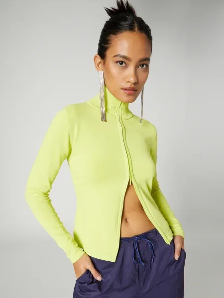 Bella Hadid x ABOUT YOU Geacă de primăvară-toamnă Blanca' verde