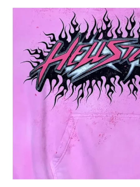 Hanorac cu glugă Hellstar roz