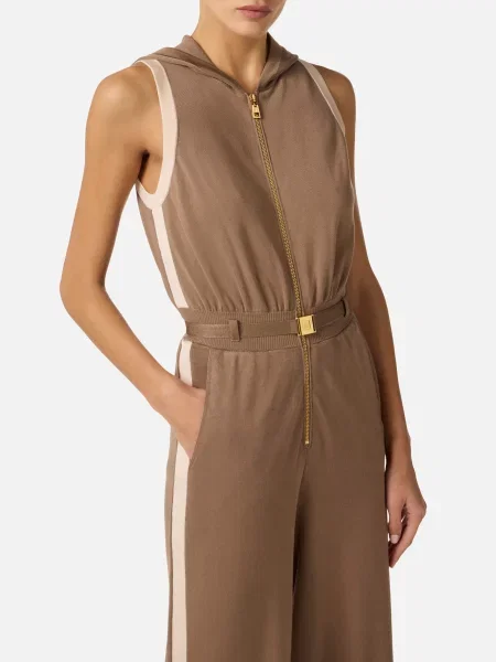 Комбінезон Elisabetta Franchi коричневий