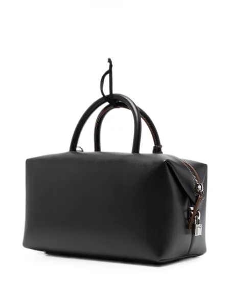 Geantă shopper Max Mara din piele negru