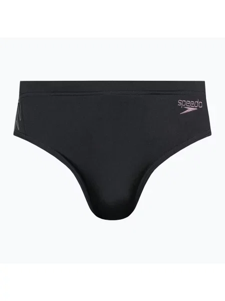 Speedo Hyper Boom Splice Slip de înot pentru bărbați negru/gri negru