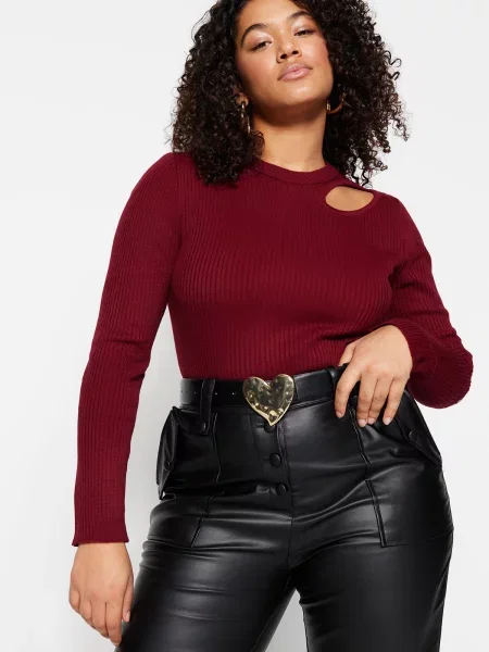 Elimina pulover Trendyol cu decolteu rotund