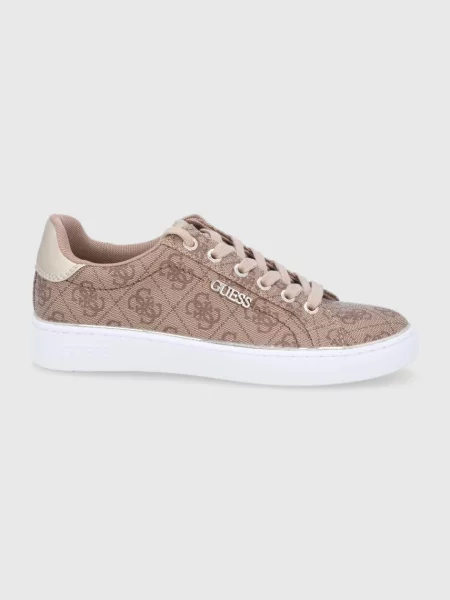 Sneakersy Guess brązowe