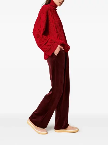 Pantaloni Twinset roșu
