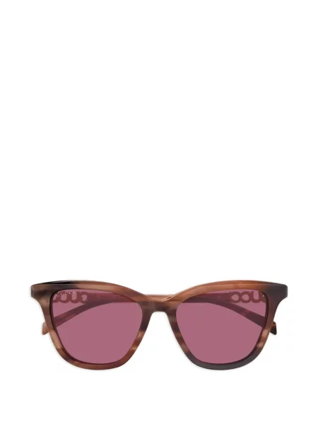 Слънчеви очила Gucci Eyewear с автограф кафяво