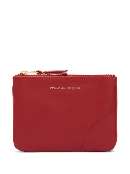 Portofel Comme Des Garçons Wallet din piele roșu