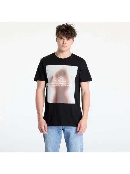 Tričko Urban Classics Sensitive Content Tee Black S černé