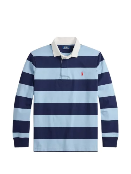 Tricou polo Polo Ralph Lauren cu autograf de mătase în carouri maro