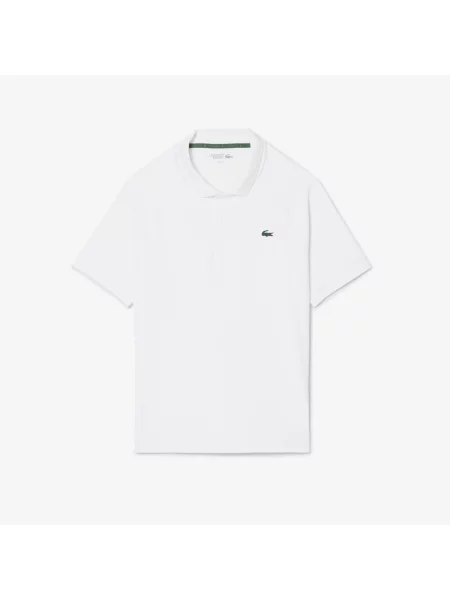 Lacoste Sportowa Koszulka Polo Ultra Dry I Regular Fit biała
