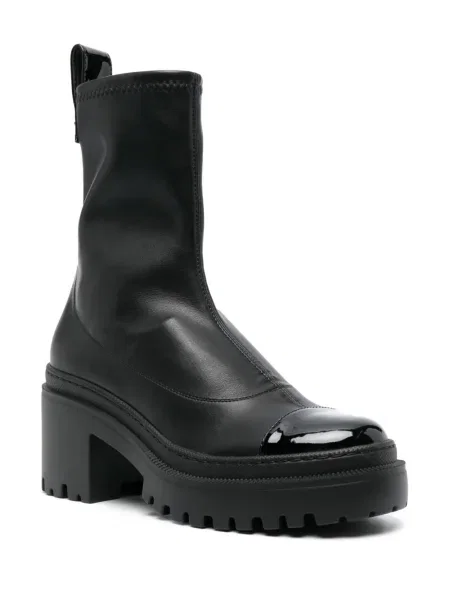 Cizme scurte Giuseppe Zanotti din piele negru