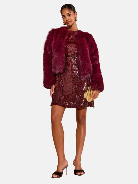 Friends Like These Geacă de primăvară-toamnă burgundy roșu