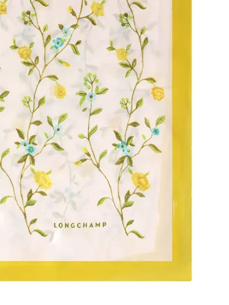 Fular Longchamp cu model floral