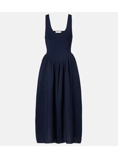 Rochie maxi Altuzarra de costum albastru