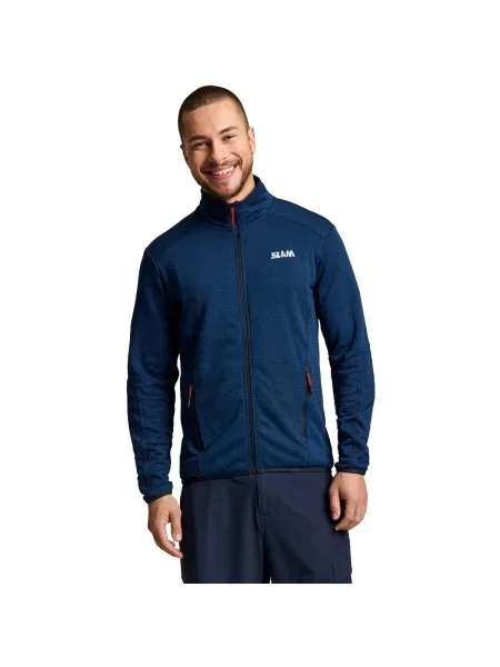 Hanorac din fleece Slam din fleece albastru