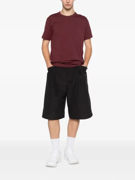 Тениска Comme Des Garçons Shirt с кръгло деколте червено