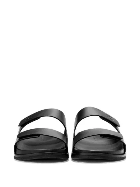 Презрамки сандали Cole Haan с автограф черно