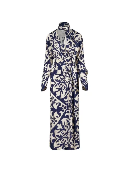 Rochie midi Johanna Ortiz plic albastru