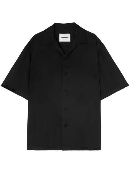 Cămașă Jil Sander scurtă negru