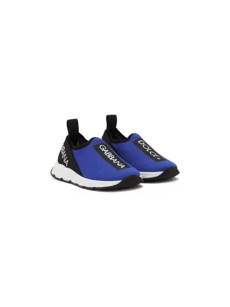 Sneakersy dziecięce Dolce And Gabbana niebieskie