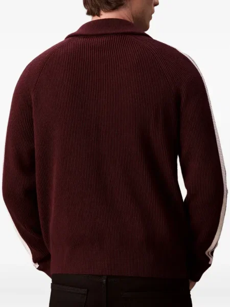 Cardigan Calvin Klein Jeans cu dungi maro