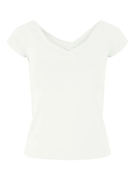 PIECES Tricou alb