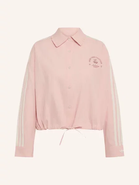 Adidas Originals Košilová Halenka Sports Shirt Ls světle / krémová růžová