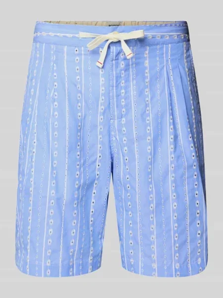 Szorty o kroju regular fit z haftem angielskim Scotch & Soda