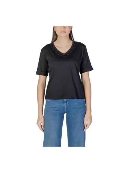 Liu Jo Koszulki Kobieta Eleganckie Spodnie na Miarę dla Kobiet czarny