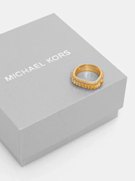Michael Kors каблучка позолочена з цирконієм