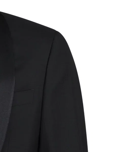 Costum Canali cu rever negru