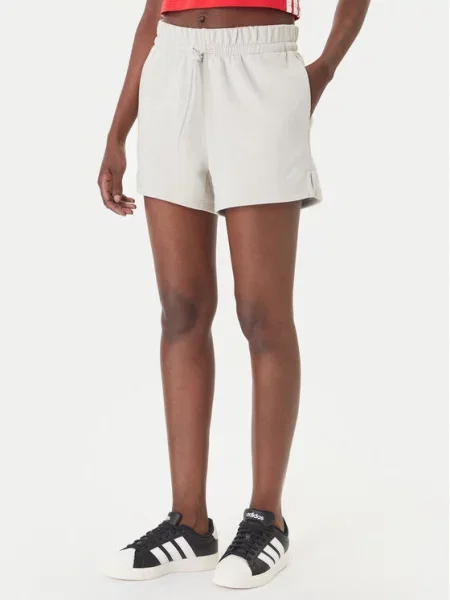 Adidas Pantaloni scurți sport Essentials Small Logo Feel Cozy bej