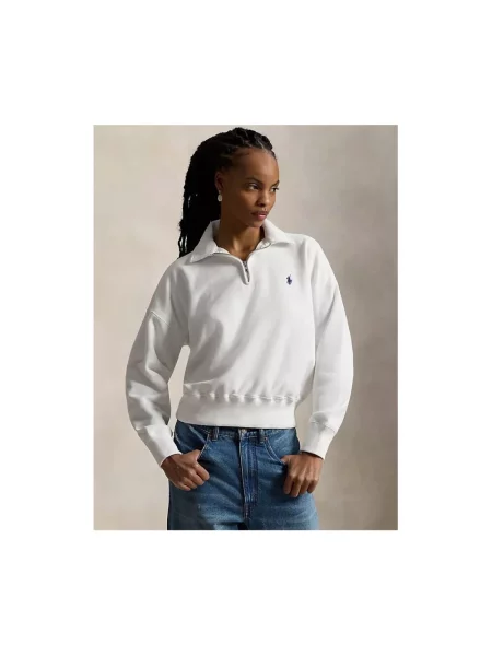 Polo Ralph Lauren Bluza Kobiety jednolity S biały