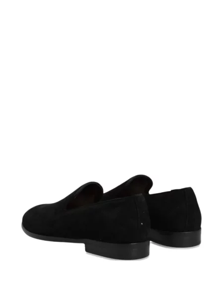 Велурени slip-on лоуфъри Dolce & Gabbana черно