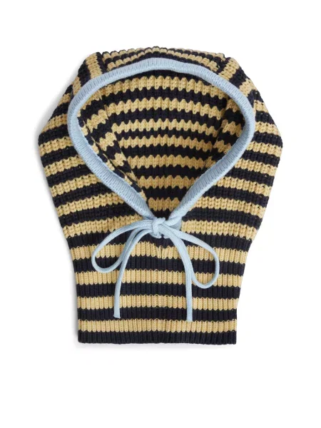 Tommy Jeans Căciulă bleumarin / albastru deschis galben