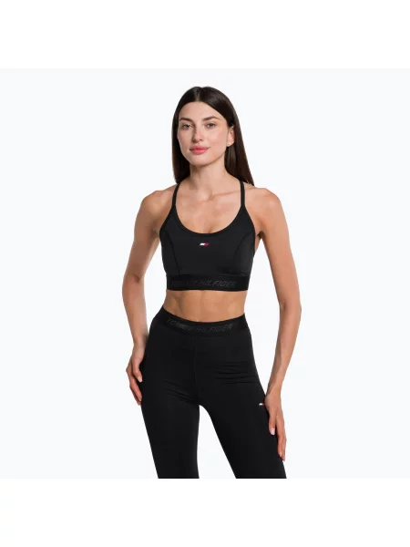 Fitness podprsenka Tommy Hilfiger Lt Intensity s nastavitelnými ramínky černá