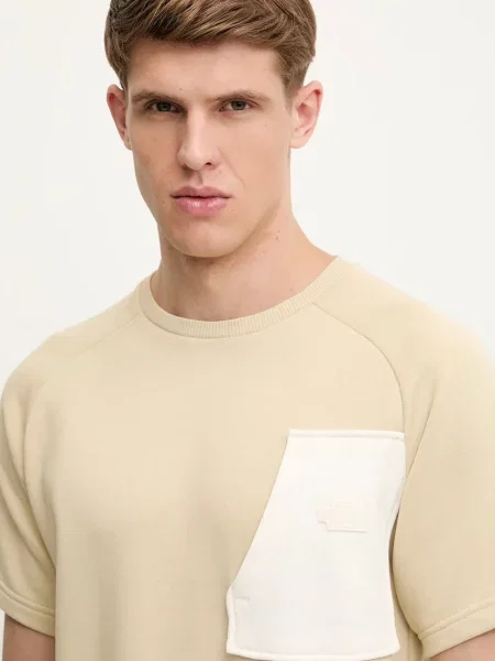 Футболка The North Face Terry Relaxed візерунок бежевий