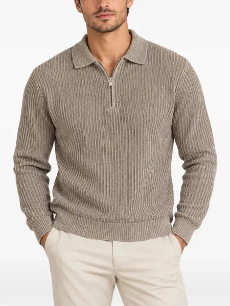 Lung tricou polo Paul & Shark tricotate