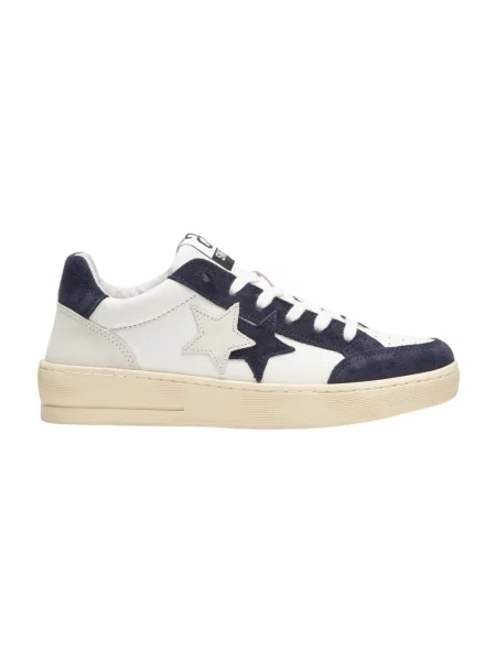 Sneakersy 2star skórzane białe
