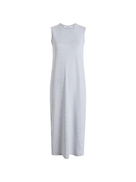 Rochie Another Tomorrow fără mâneci gri