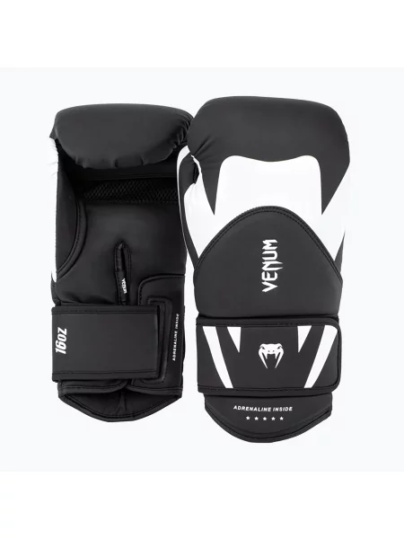 Boxerské rukavice Venum Challenger black/white bílé