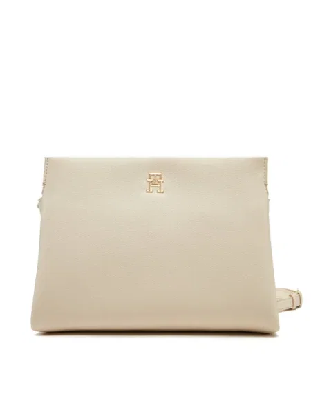 Tommy Hilfiger Geantă Th Legacy Mini Crossover Écru