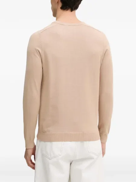 Pulover Trussardi cu broderie cu decolteu rotund