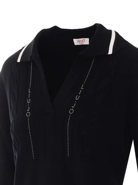 Scurt rochie Liu Jo tricotate negru