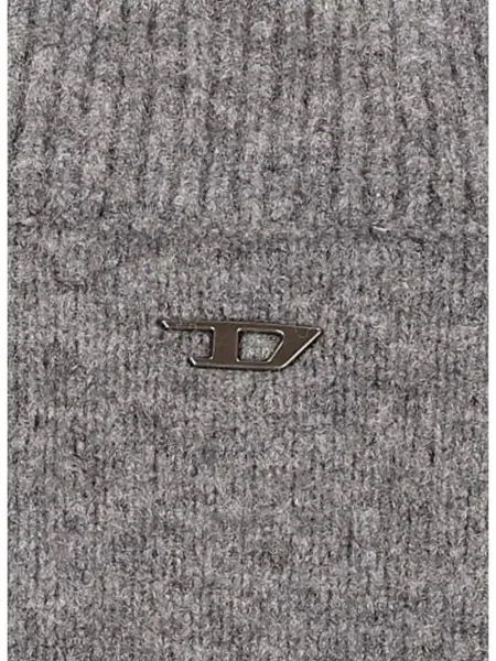 Decupat cardigan Diesel tricotate gri