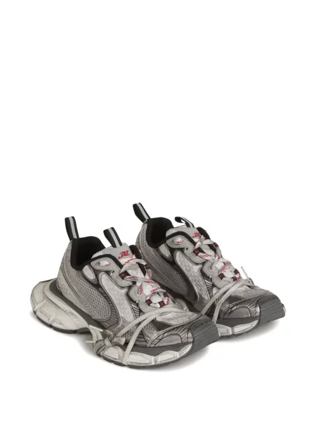 Tenisice Balenciaga s vezicama s čipkom siva