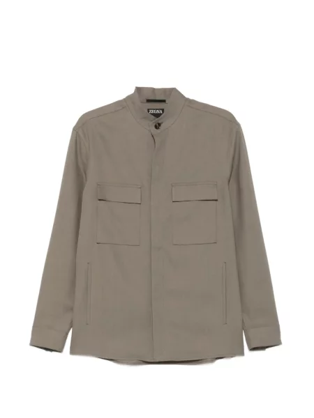 Geacă cămașă Zegna verde