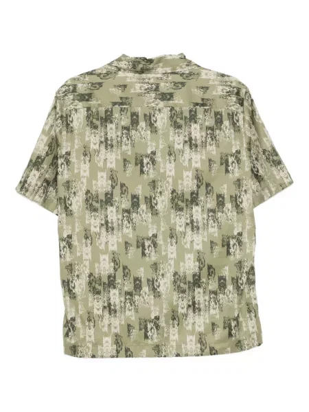 Cămașă Fred Perry cu imagine verde