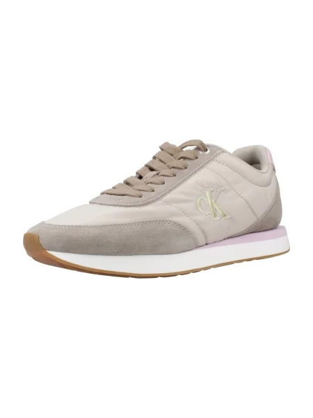 Dámske tenisky Calvin Klein Retro Runner Lace Up MG chateau/taupe/fragrant lilac khaki